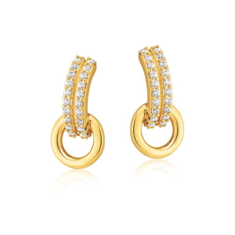 BRINCO FOLHEADO OURO