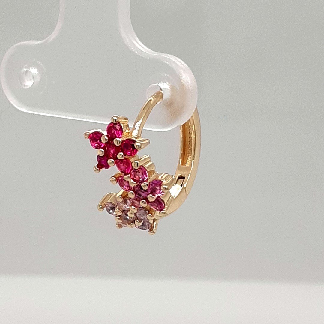 BRINCO FOLHEADO OURO